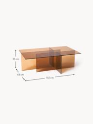 Glass Coffee Table Anouk, W 102 cm - thumbnail 8