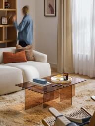 Glass Coffee Table Anouk, W 102 cm - thumbnail 7