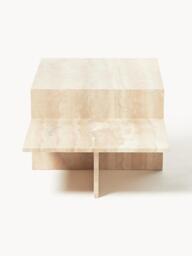 Travertine Coffee Table Distinct with Two Table Tops - thumbnail 7