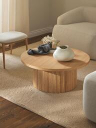 Round Wooden Coffee Table Nele - thumbnail 2