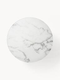 Round XL Coffee Table Antigua with Marble Effect Glass Top - thumbnail 4