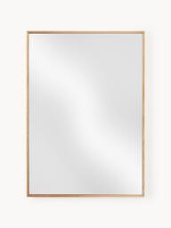 Square Wall Mirror Avery with Oak Wood Frame