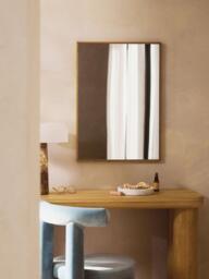 Wall Mirror Avery with Oak Wood Frame - thumbnail 2