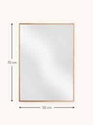 Wall Mirror Avery with Oak Wood Frame - thumbnail 8