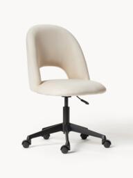 Velvet Desk Chair Rachel, Height-adjustable