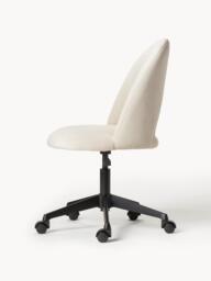 Velvet Desk Chair Rachel, Height-adjustable - thumbnail 3