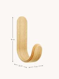Wooden Wall Hook Curve - thumbnail 2