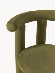Upholstered Velvet Chair Calan - thumbnail 5