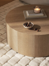 Round Wooden Coffee Table Dan - thumbnail 7