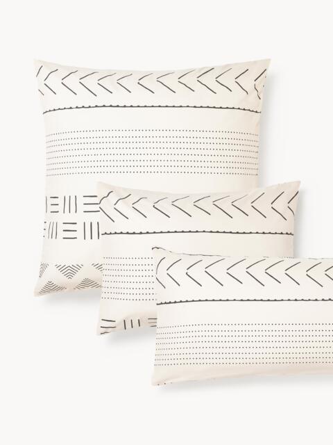 Cotton Percale Pillowcase Kohana with Boho Pattern