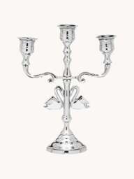 Candle Holder Argent Swans