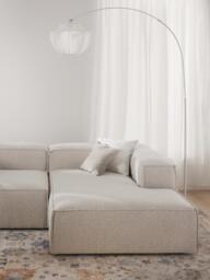 Bouclé Corner Chaise Module Lennon - thumbnail 2