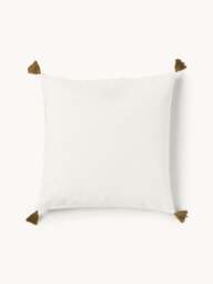 Hand-Painted Cotton Cushion Cover Tropical - thumbnail 2