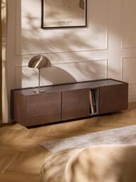 Wooden TV Stand Larsen, W 160 cm - thumbnail 2