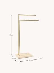 Towel Stand Susan with Travertine Base - thumbnail 4