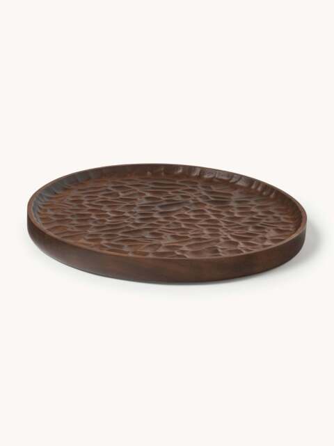 Decorative Acacia Wood Tray Camila, Ø 35 cm - image 1