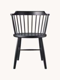Handmade Beech Wood Dining Chair J18 with Armrests - thumbnail 4