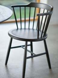 Handmade Beech Wood Dining Chair J18 with Armrests - thumbnail 2
