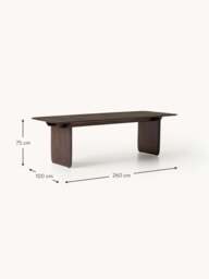 Mango Wood Dining Table Kora, in various sizes - thumbnail 8