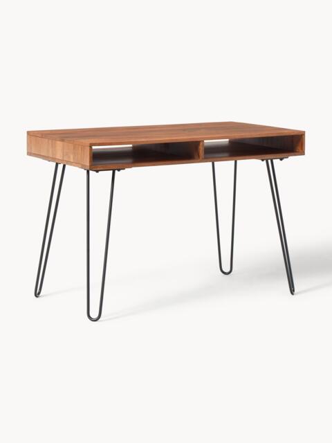 Mango Wood and Metal Desk Tova - image 1