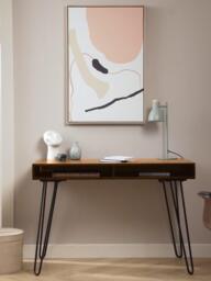 Mango Wood and Metal Desk Tova - thumbnail 2
