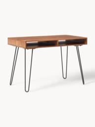 Mango Wood and Metal Desk Tova - thumbnail 1