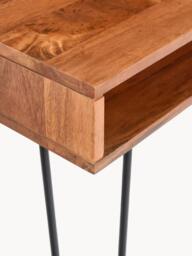 Mango Wood and Metal Desk Tova - thumbnail 6