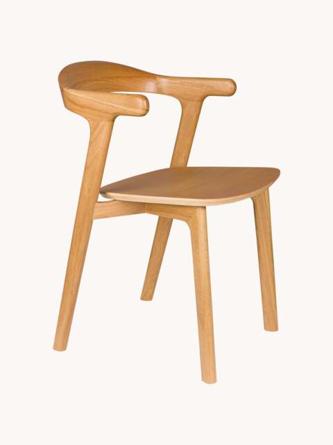 Wooden Dining Chairs Northwood with Armrests, Set of 2 - image 1