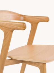 Wooden Dining Chairs Northwood with Armrests, Set of 2 - thumbnail 4