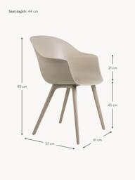 Garden Dining Chair Bat with Armrests - thumbnail 4