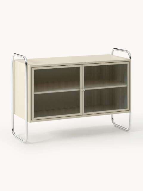 Metal Sideboard Robyn with Glass Front - image 1