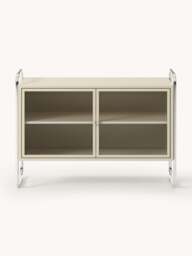 Metal Sideboard Robyn with Glass Front - thumbnail 2