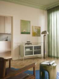 Metal Sideboard Robyn with Glass Front - thumbnail 8
