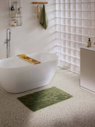 High-Low Bath Mat Leaf, Non-Slip - thumbnail 6