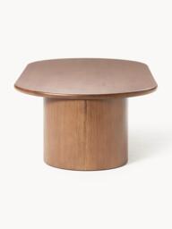 Oval Oak Wood Coffee Table Didi - thumbnail 4