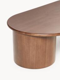 Oval Oak Wood Coffee Table Didi - thumbnail 5