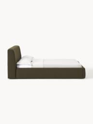 Upholstered Bouclé Bed Cloud with Storage Space - thumbnail 5