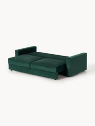 Velvet Sofa Bed Tasha (3-seater) - thumbnail 4