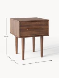Mango Wood Bedside Table Paul - thumbnail 7