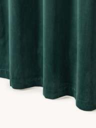 Velvet Dim-Out Multi-Band Curtains Rush, Set of 2, W 135 cm - thumbnail 4