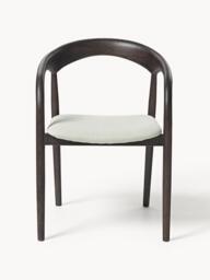 Ash Wood Dining Chair Camille with Seat Cushion - thumbnail 2