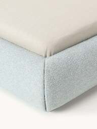 Upholstered Bouclé Bed Alba - thumbnail 6