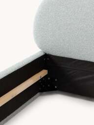 Upholstered Bouclé Bed Alba - thumbnail 7