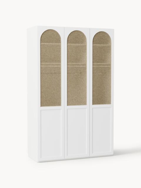 Modular Hinged Door Wardrobe Jeanne, 150 cm Wide, in various sizes