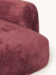 XL Modular Teddy Bouclé Corner Sofa Wolke with Chaise Ends - thumbnail 5