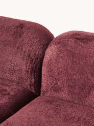 XL Modular Teddy Bouclé Corner Sofa Wolke with Chaise Ends - thumbnail 6