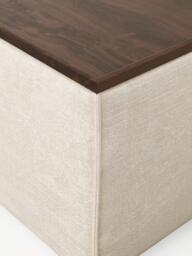 Linen Blend Ottoman Lennon with Storage - thumbnail 5