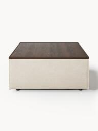 Linen Blend Ottoman Lennon with Storage - thumbnail 4