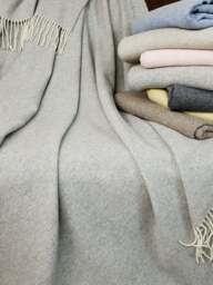 Wool Throw Faro With Cashmere - thumbnail 4