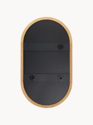 Oval Wall Mirror Avery with Oak Wood Frame - thumbnail 8